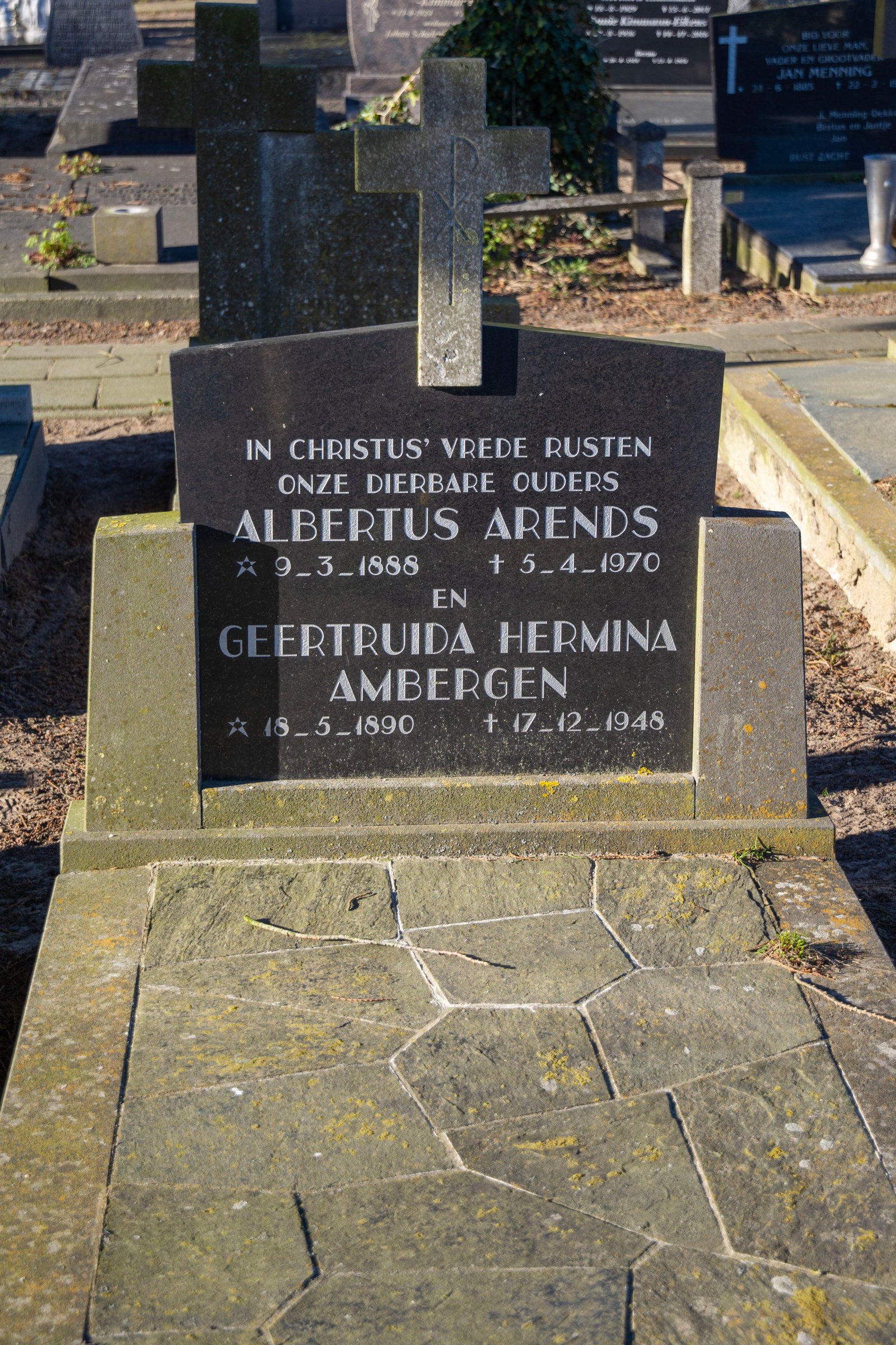 Cemetery register gallery image
