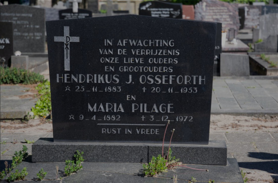 Cemetery register gallery image