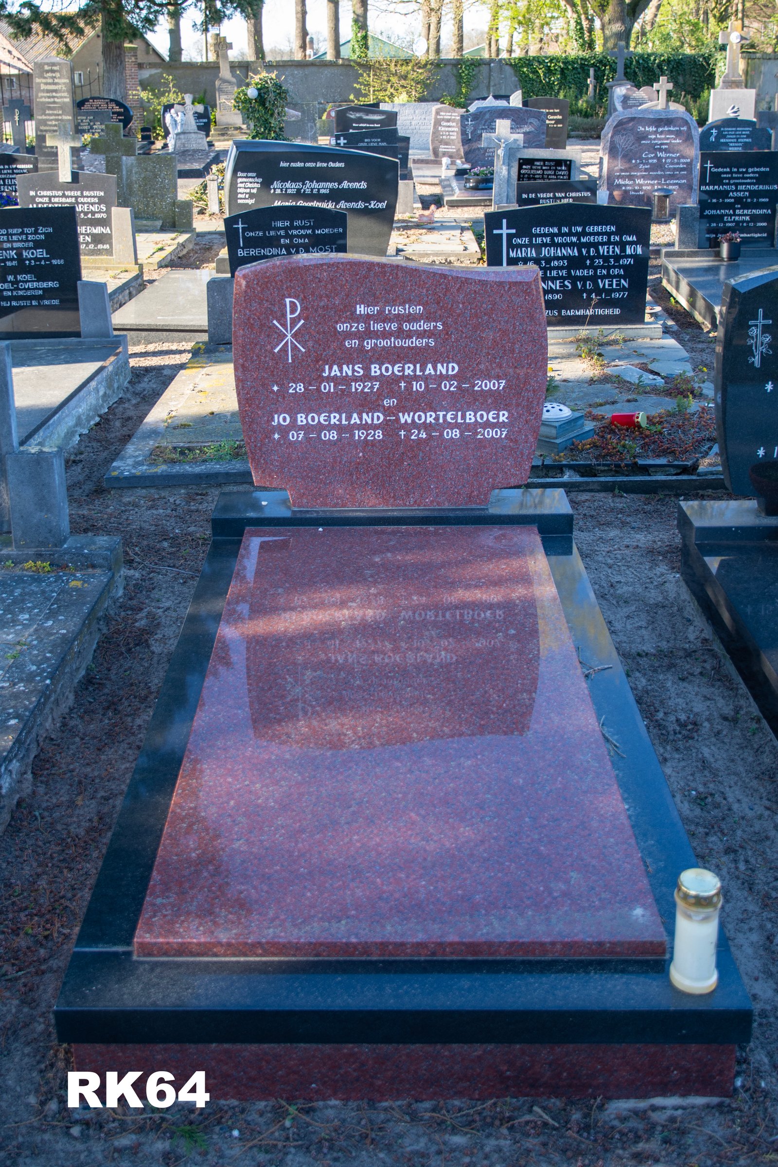Cemetery register gallery image