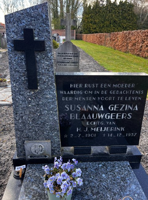 Cemetery register image