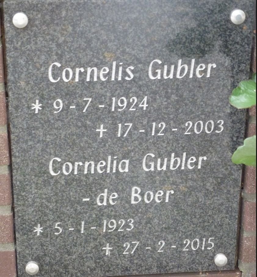 Cemetery register image
